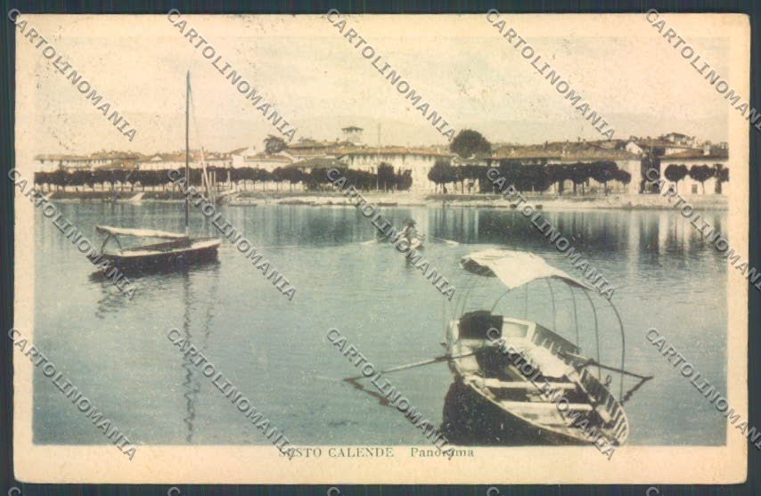 Varese Sesto Calende Barca cartolina LQ7862 – fronte