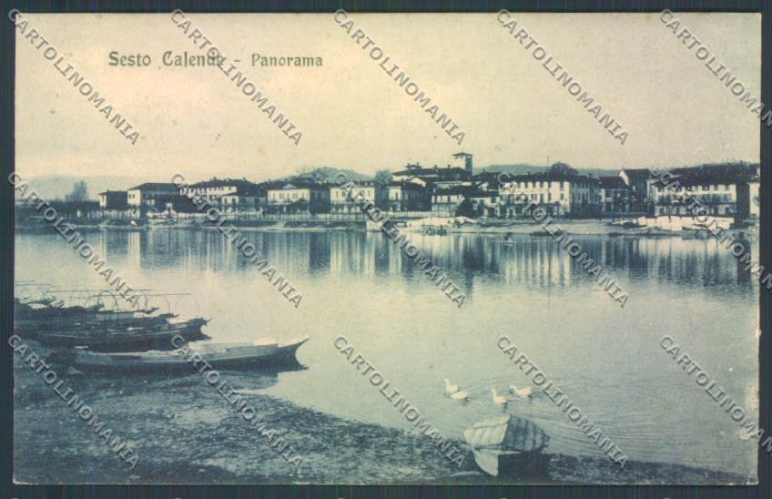 Varese Sesto Calende Barca cartolina LQ7864 – fronte