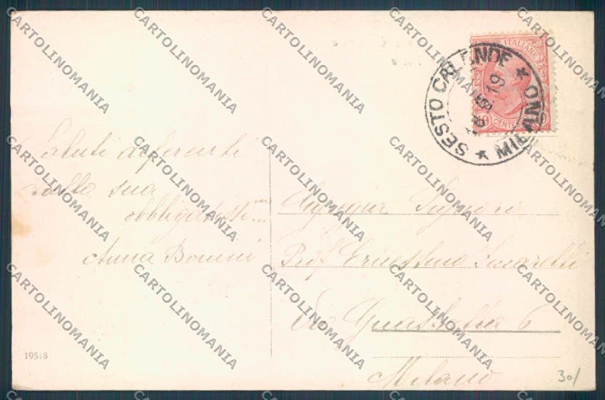 Varese Sesto Calende Ponte Barca Saluti da cartolina LQ7877 – retro