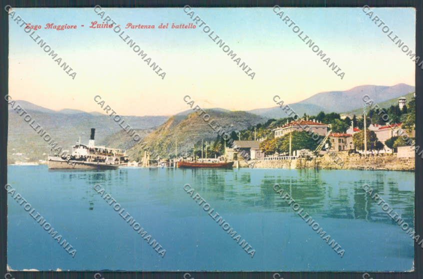 Varese Luino Battello cartolina LQ7880 – fronte