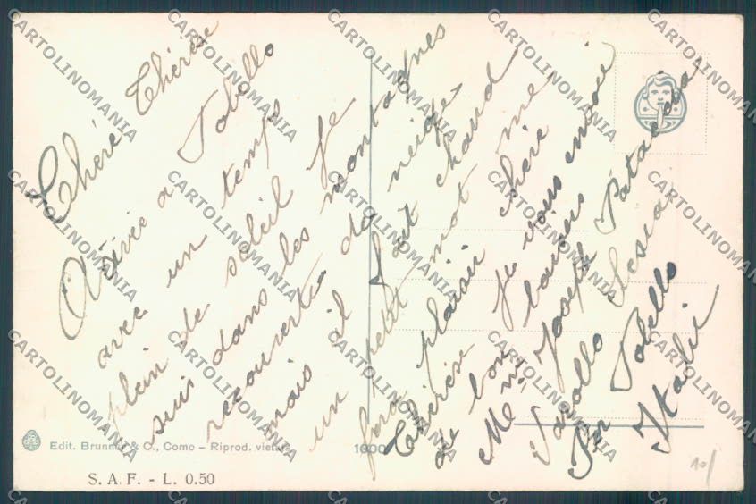 Varese Luino Battello cartolina LQ7880 – retro