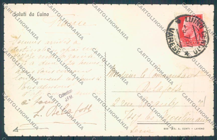 Varese Luino Saluti da cartolina LQ7887 – retro