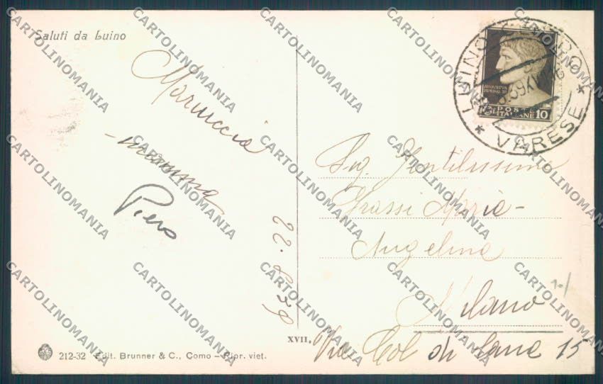 Varese Luino Saluti da cartolina LQ7892 – retro