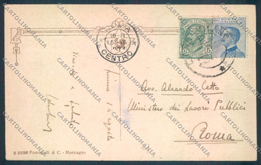 Varese Luino cartolina LQ7893 – retro