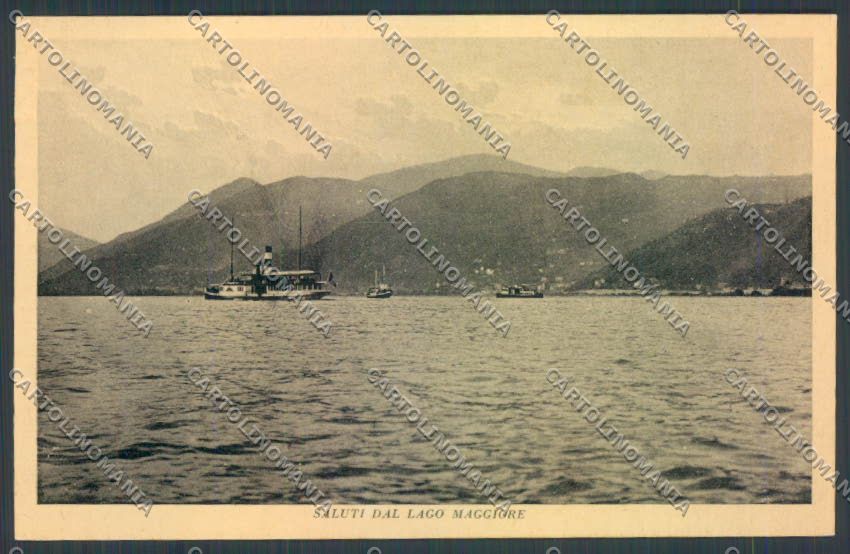 Varese Luino Battello Saluti da cartolina LQ7898 – fronte