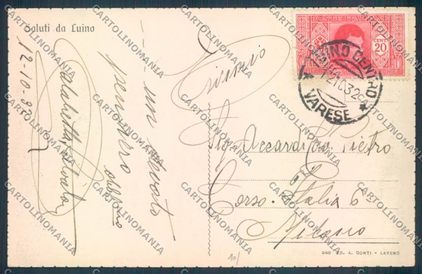 Varese Luino Saluti da cartolina LQ7905 – retro