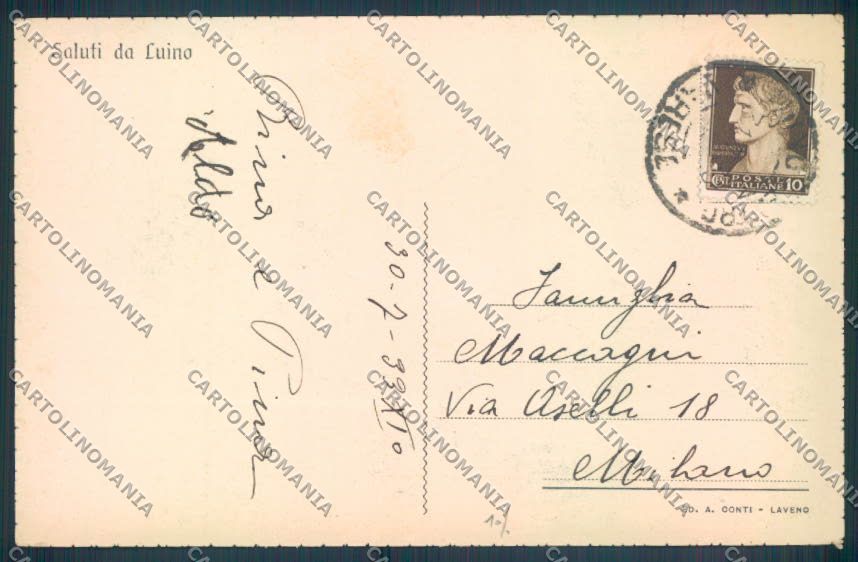 Varese Luino Saluti da cartolina LQ7907 – retro