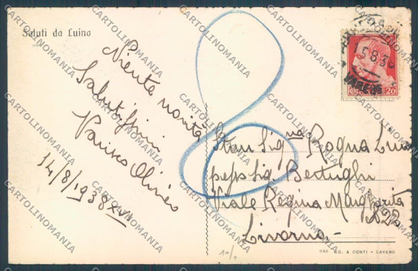 Varese Luino Saluti da cartolina LQ7909 – retro