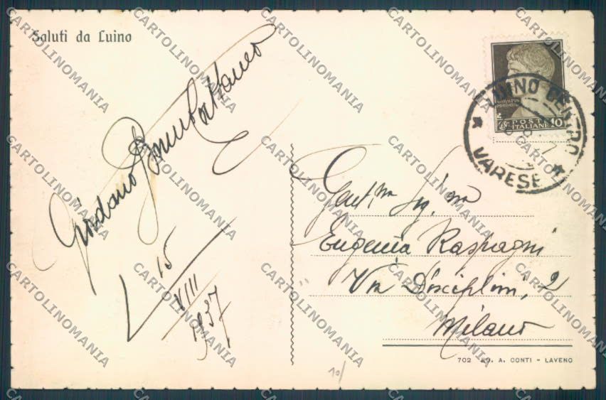 Varese Luino Saluti da cartolina LQ7912 – retro