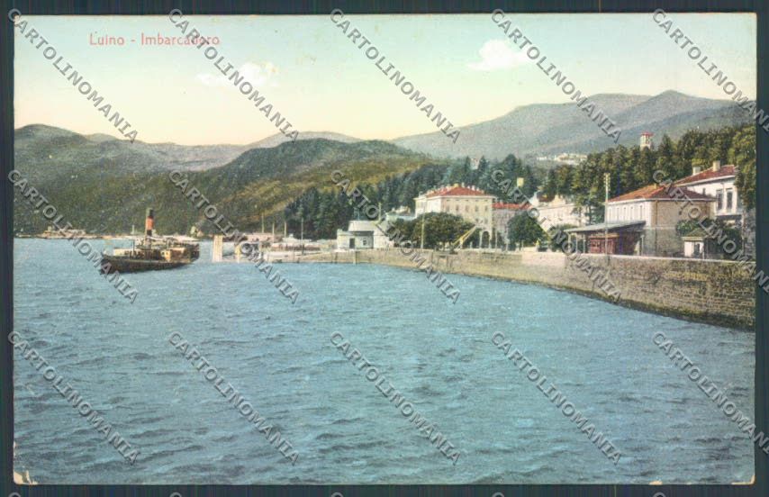 Varese Luino Battello cartolina LQ7916 – fronte