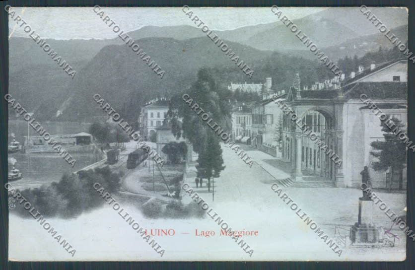 Varese Luino Treno PIEGHINE cartolina LQ7939 – fronte