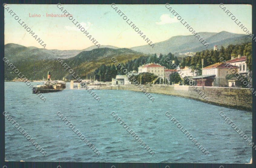 Varese Luino Battello cartolina LQ7975 – fronte