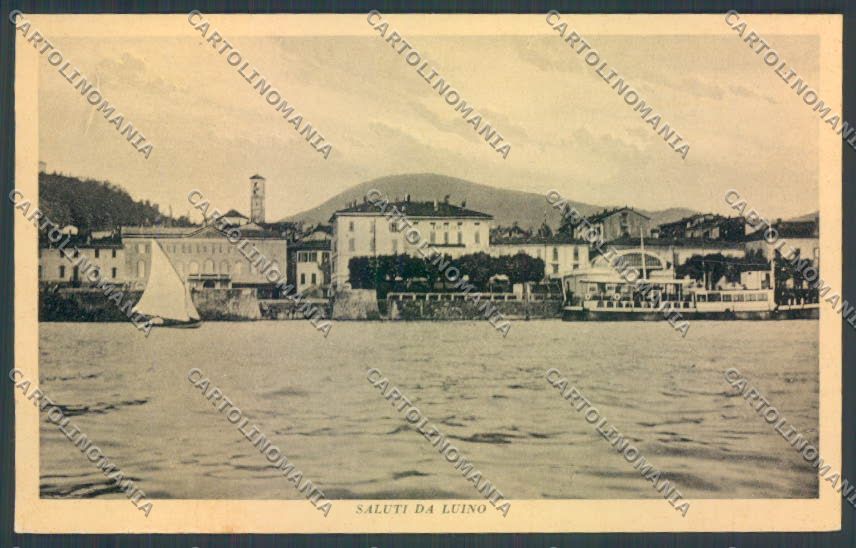 Varese Luino Battello Barca cartolina LQ7976 – fronte