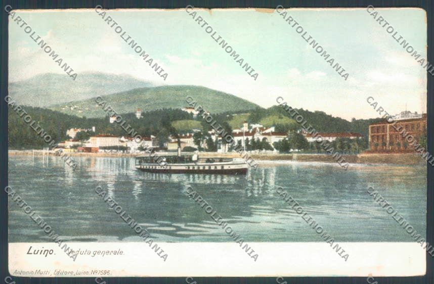 Varese Luino Battello cartolina LQ7984 – fronte