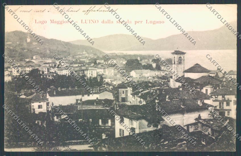 Varese Luino ABRASA cartolina LQ7994 – fronte