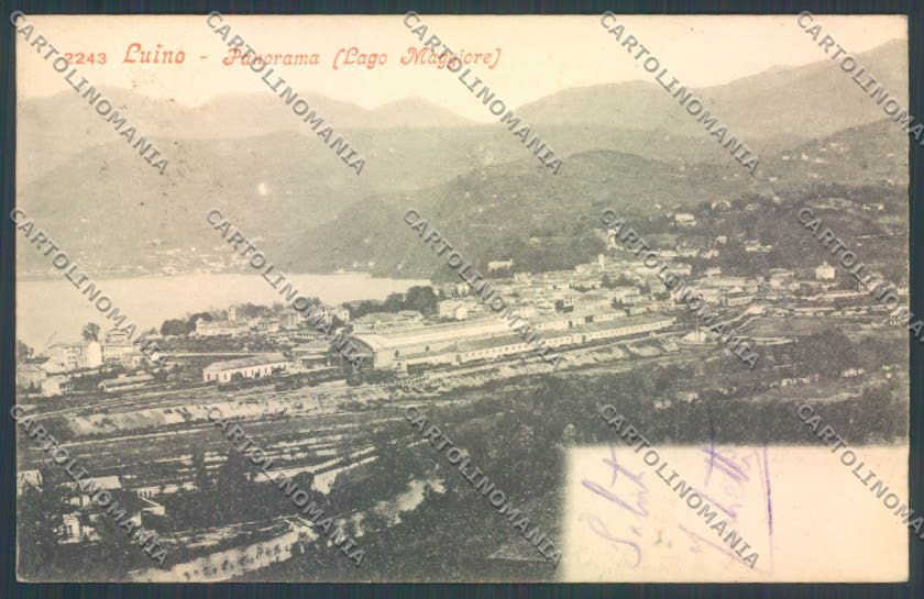 Varese Luino Stazione cartolina LQ7999 – fronte