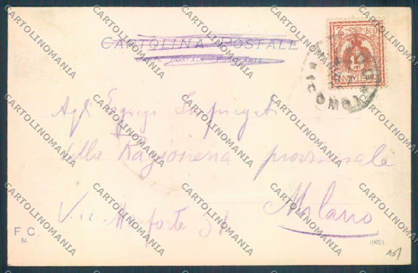 Varese Luino Stazione cartolina LQ7999 – retro