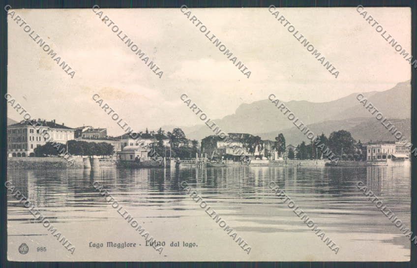 Varese Luino PIEGHINA cartolina LQ8019 – fronte