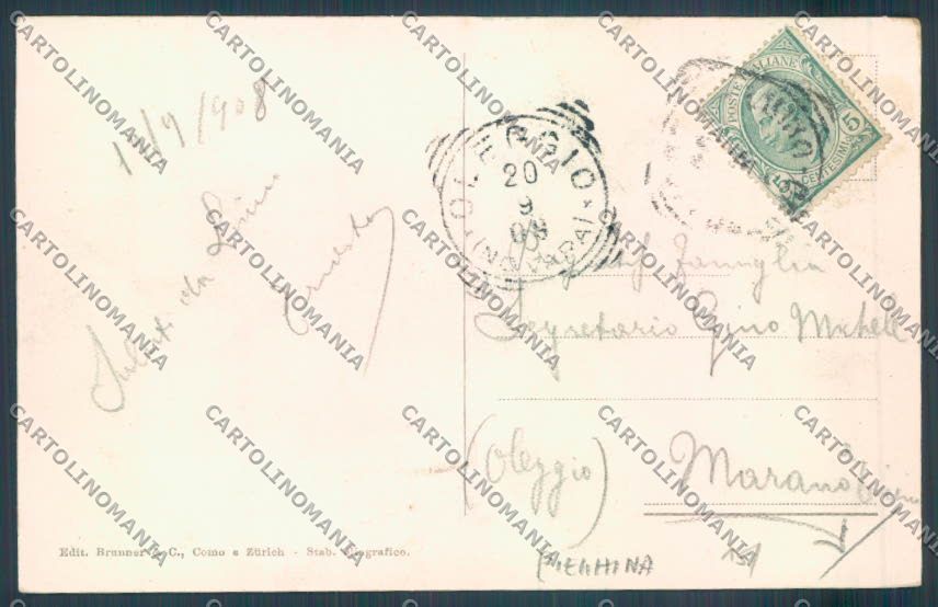 Varese Luino PIEGHINA cartolina LQ8019 – retro