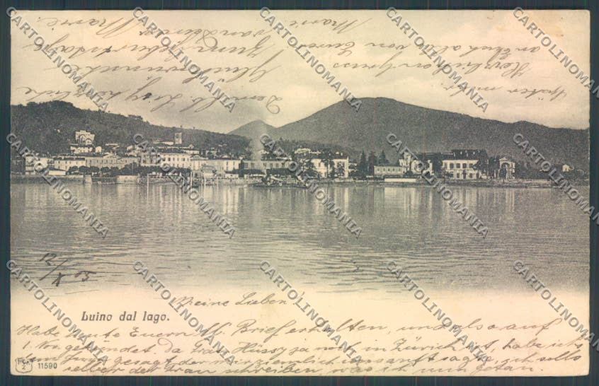 Varese Luino cartolina LQ8020 – fronte