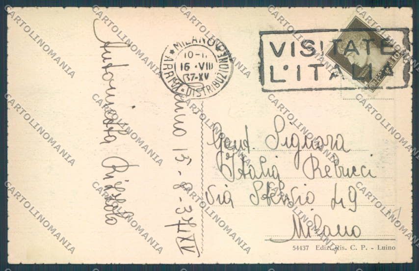 Varese Luino cartolina LQ8034 – retro