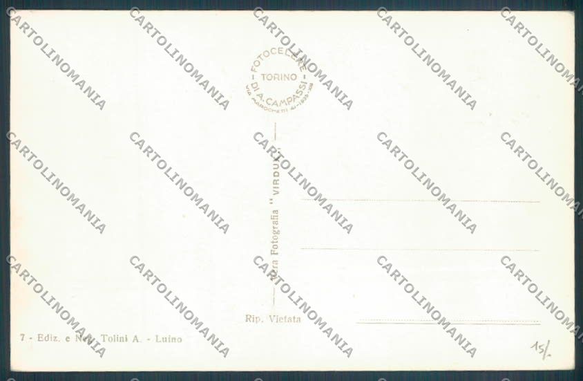Varese Luino Foto cartolina LQ8040 – retro