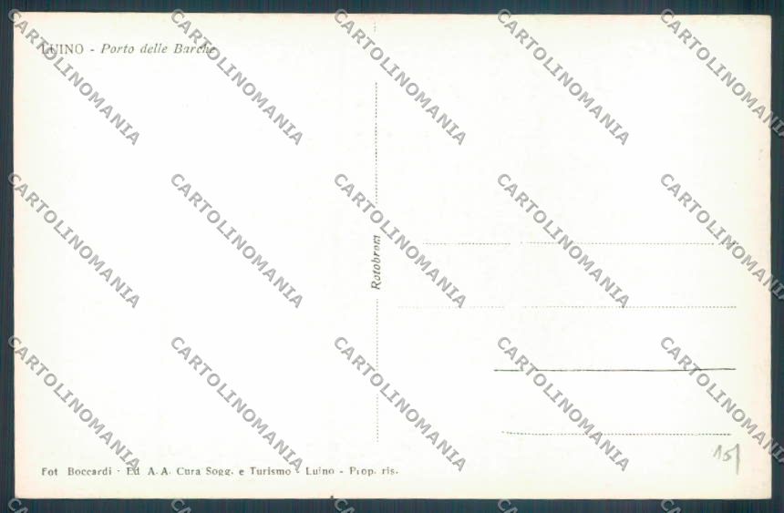 Varese Luino Foto cartolina LQ8045 – retro