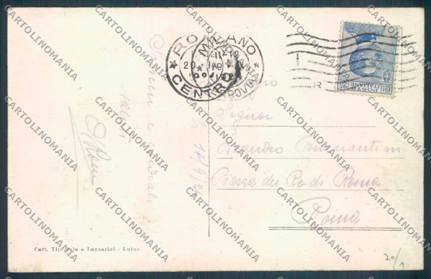 Varese Luino Battello cartolina LQ8053 – retro
