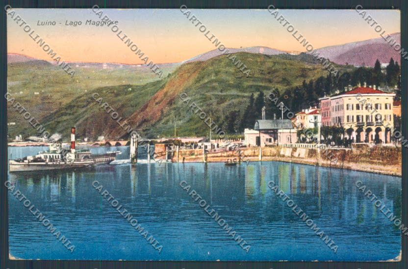 Varese Luino Battello PIEGHINE cartolina LQ8054 – fronte