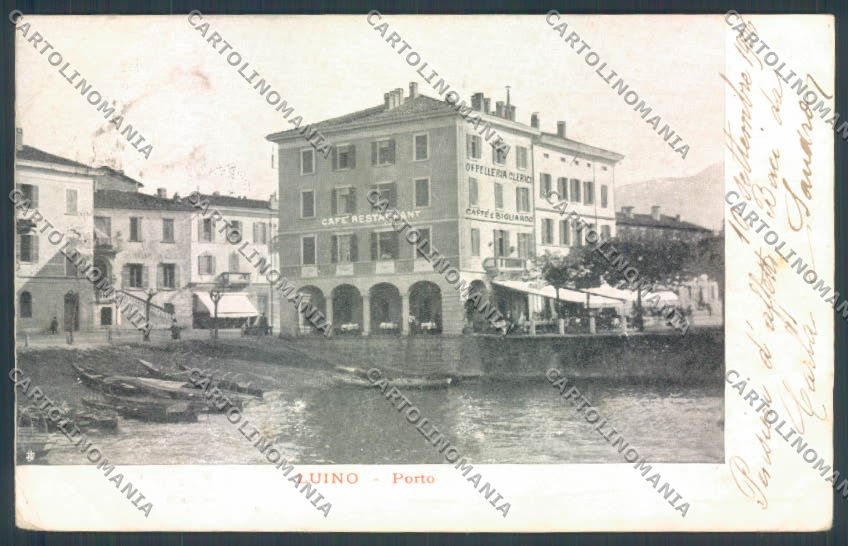 Varese Luino Barca PIEGHINA cartolina LQ8056 – fronte