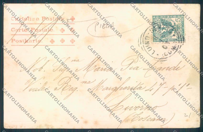 Varese Luino Barca PIEGHINA cartolina LQ8056 – retro