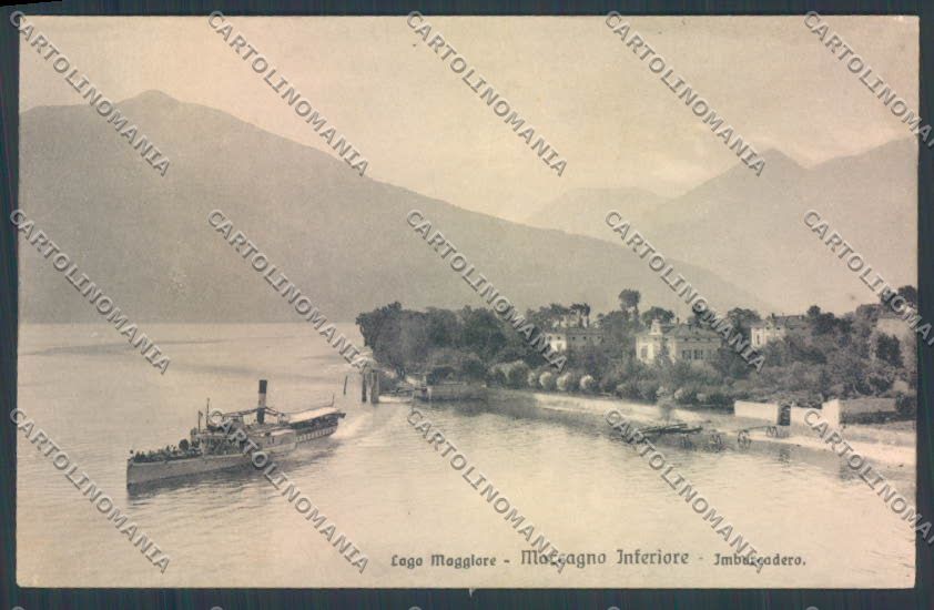Varese Maccagno Battello PIEGA cartolina LQ8109 – fronte