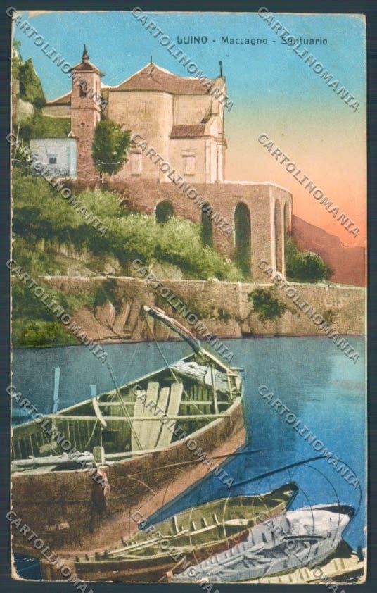 Varese Maccagno Barca cartolina LQ8111 – fronte