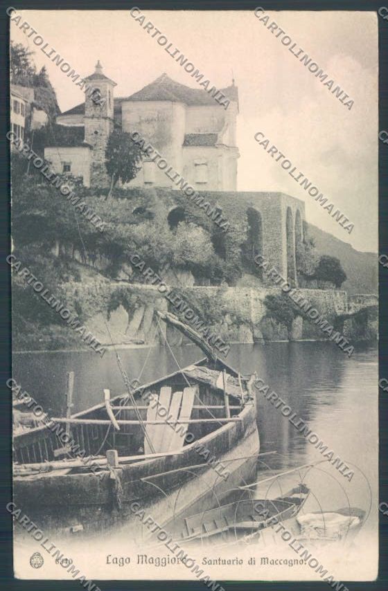 Varese Maccagno Barca cartolina LQ8115 – fronte