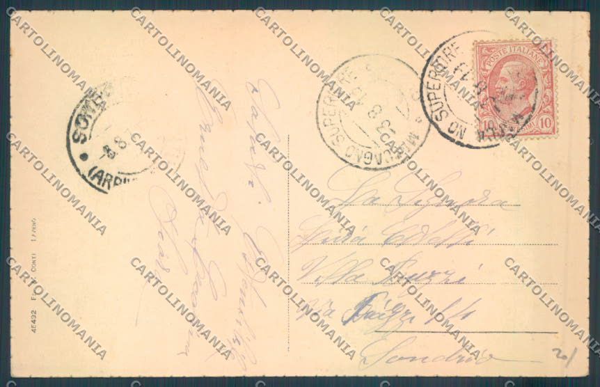 Varese Maccagno cartolina LQ8128 – retro