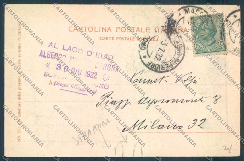 Varese Maccagno STRAPPINI cartolina LQ8130 – retro