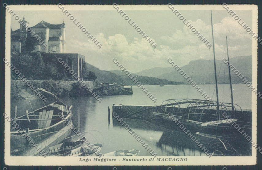Varese Maccagno Barca cartolina LQ8141 – fronte