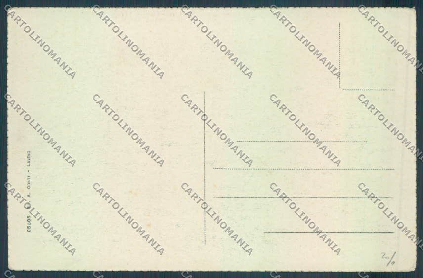 Varese Maccagno Barca cartolina LQ8141 – retro