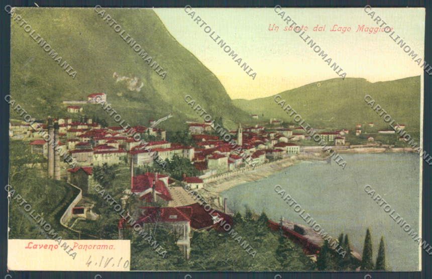 Varese Laveno Saluti da cartolina LQ8160 – fronte