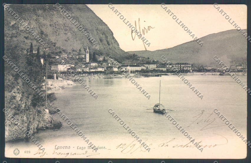 Varese Laveno Barca cartolina LQ8165 – fronte
