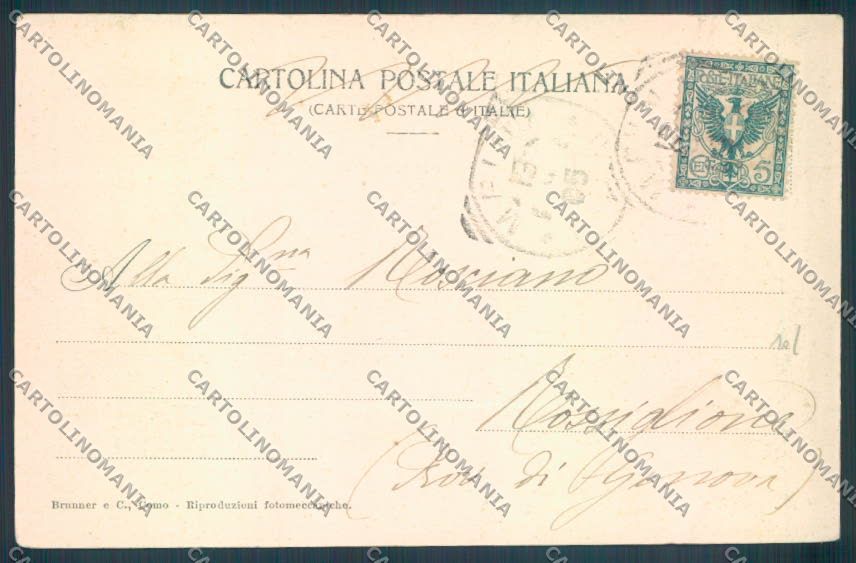 Varese Laveno Barca cartolina LQ8165 – retro