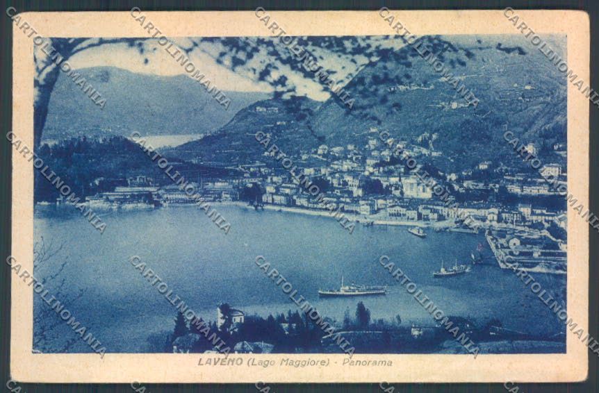 Varese Laveno Battello Saluti da PIEGHINE cartolina LQ8167 – fronte