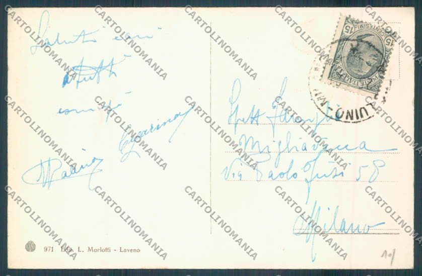 Varese Laveno cartolina LQ8192 – retro