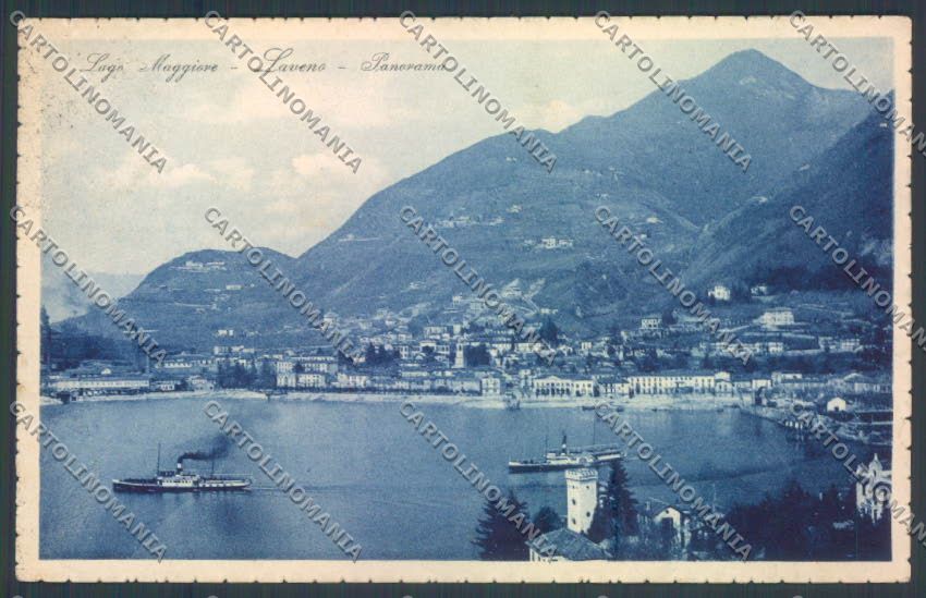 Varese Laveno Battello Saluti da cartolina LQ8196 – fronte