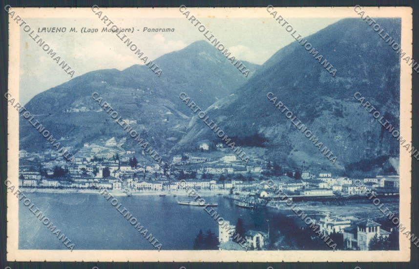 Varese Laveno Battello Saluti da cartolina LQ8197 – fronte