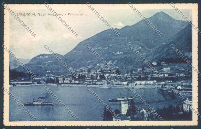 Varese Laveno Battello Saluti da cartolina LQ8200 – fronte