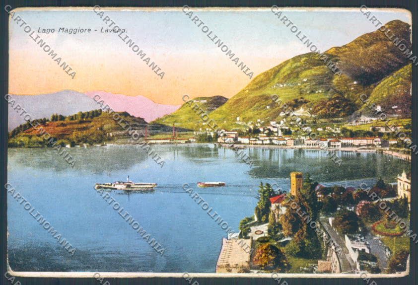 Varese Laveno Battello ABRASA cartolina LQ8204 – fronte
