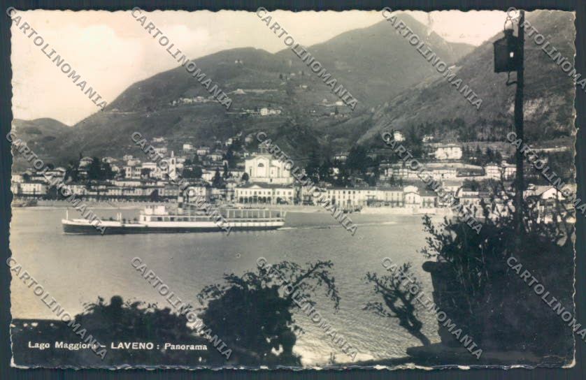 Varese Laveno Battello STRAPPO Foto cartolina LQ8207 – fronte