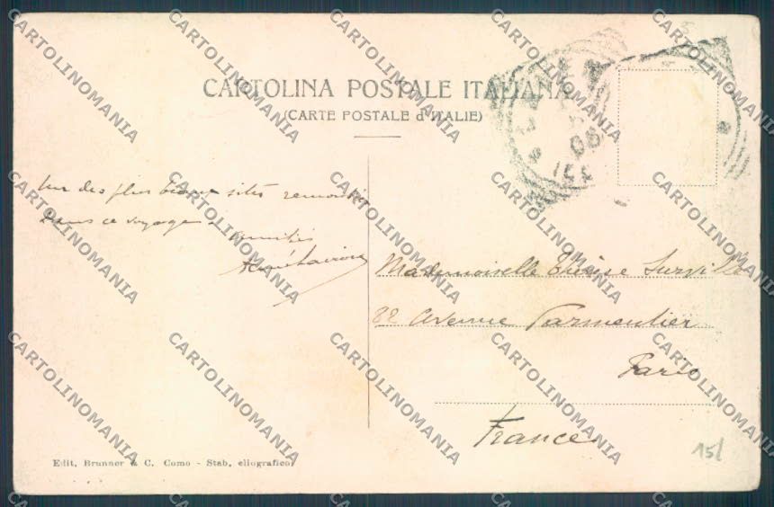 Varese Laveno Barca cartolina LQ8221 – retro