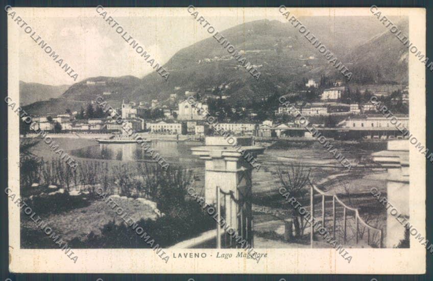 Varese Laveno Battello cartolina LQ8235 – fronte